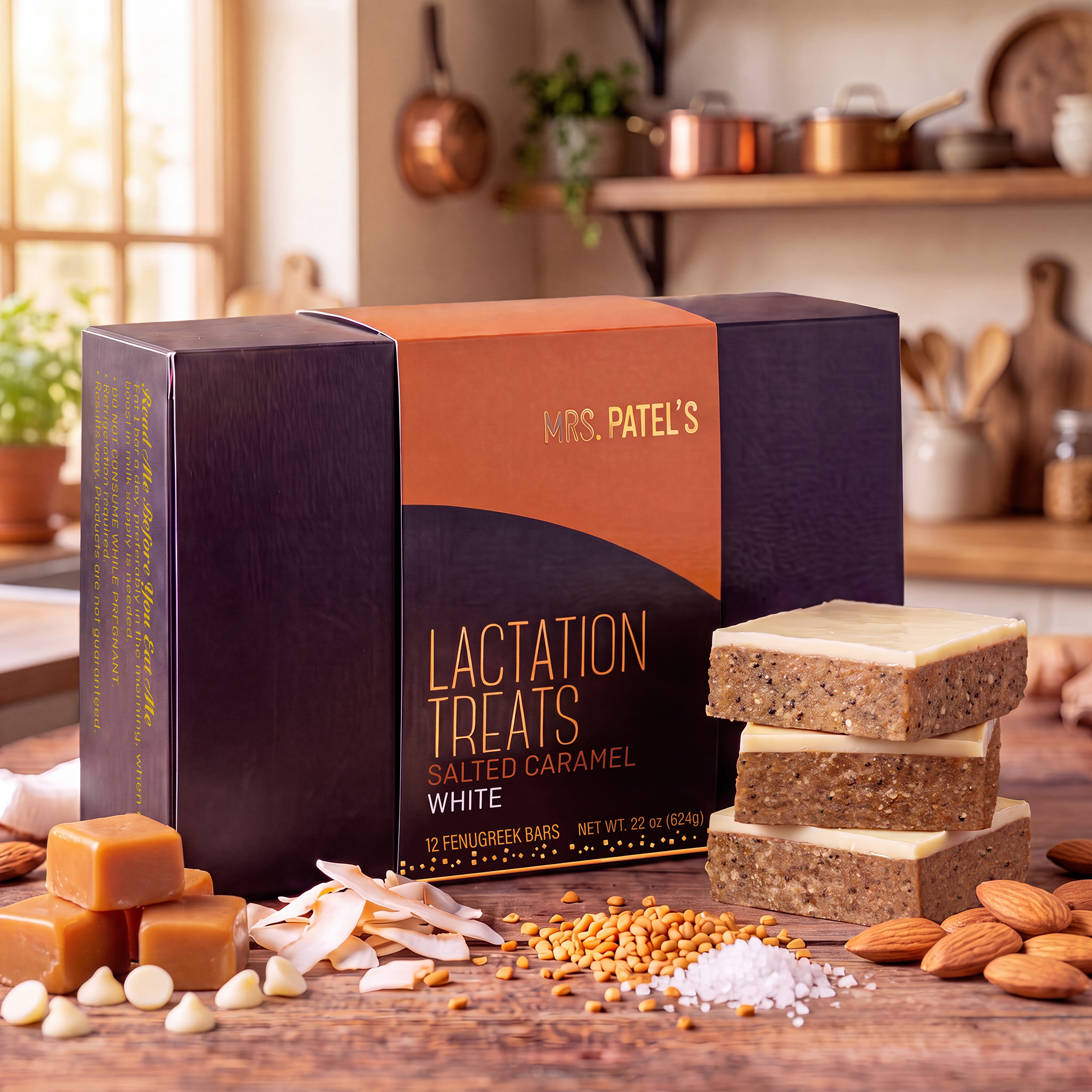 Lactation Treats - Salted Caramel White