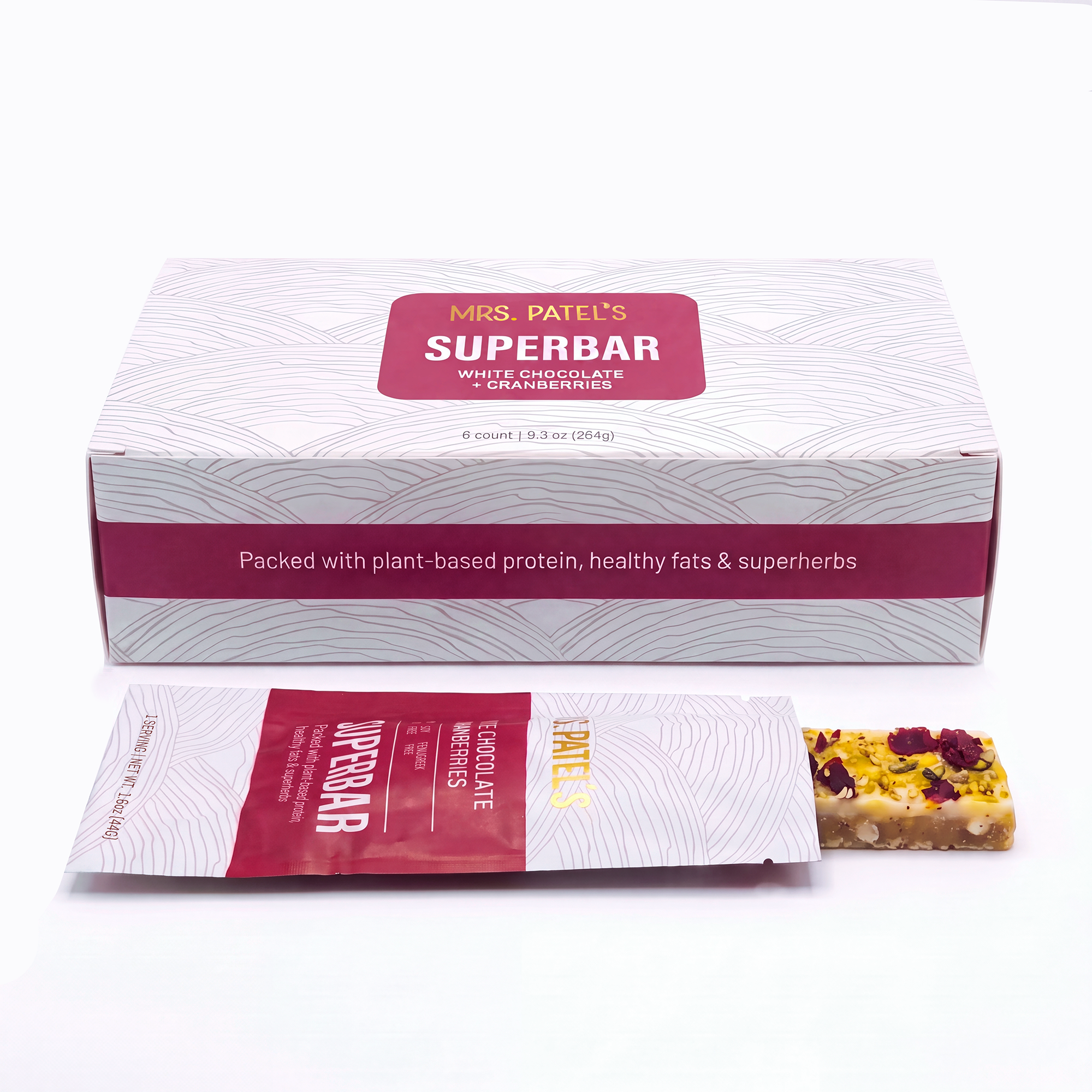 Superbars - White Chocolate & Cranberries