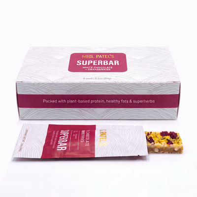 Superbars - White Chocolate & Cranberries