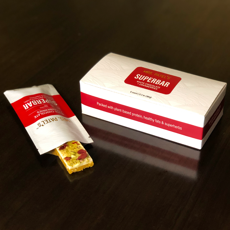 Superbars - White Chocolate & Cranberries