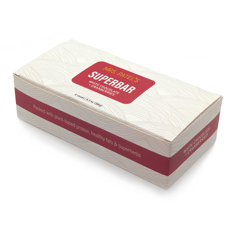 Superbars - White Chocolate & Cranberries