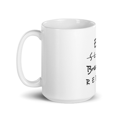 Eat Sleep Breastfeed Repeat White Mug